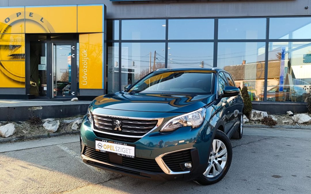PEUGEOT 5008 1.5 BlueHDi S&S Active (7 személyes ) EURO6.2 ÁFÁS! Magyarországi! Első tulajdonostól! Végig szervizelt!