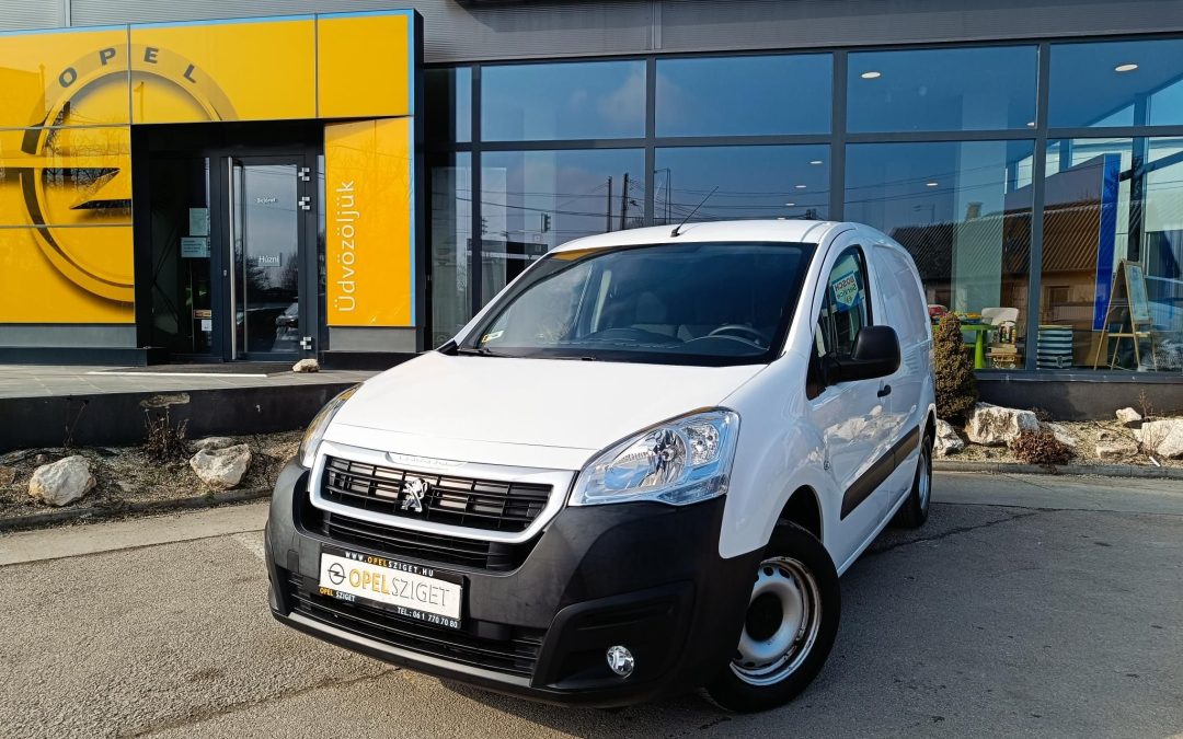 PEUGEOT PARTNER 1.6 BlueHDi Active L1 EURO6 1 ÉV GARANCIÁVAL!1.TULAJDONOSTÓL!VÉGIG SZERVIZELT!TEMPOMAT!