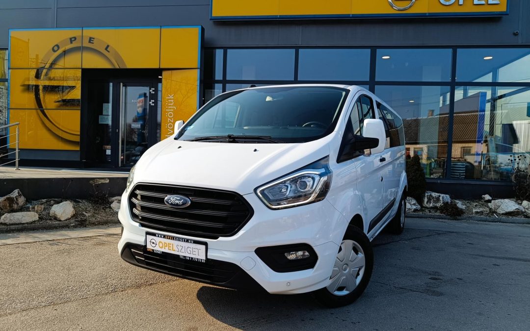 FORD TRANSIT Tourneo Custom 2.0 TDCi 320 L2H1 Trend (9 személyes ) ÁFÁS! 3 % finanszírozás! 1. tulajdonostól! Magyarországi! Végig szervizelt!