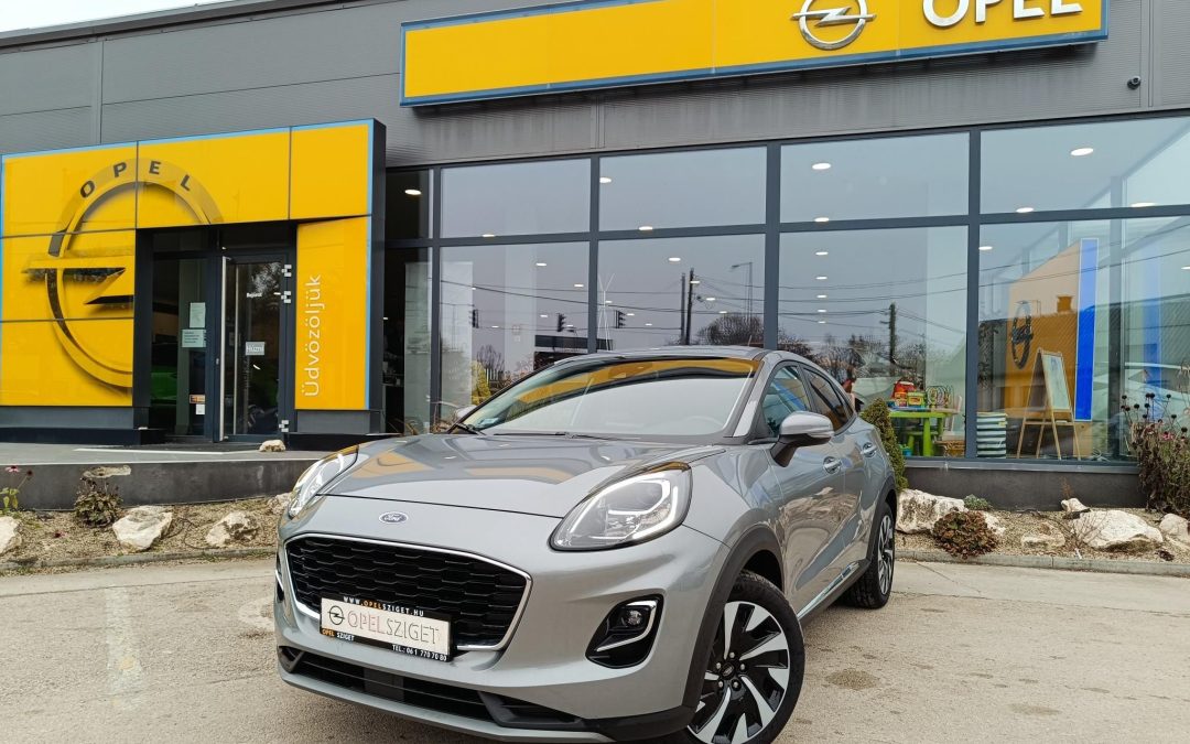FORD PUMA 1.0 EcoBoost Titanium ÁFÁS! Magyarországi! 1. tulajdonostól! Végig szervizelt! Gyári garanciális!