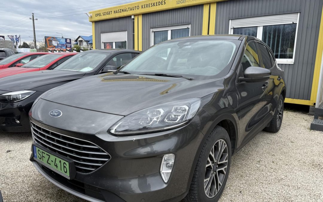 FORD KUGA 2.5 PHEV Titanium X CVT ÁFÁS! Magyarországi! 1. tulajdonostól! Végig szervizelt! 1 év garanciával!