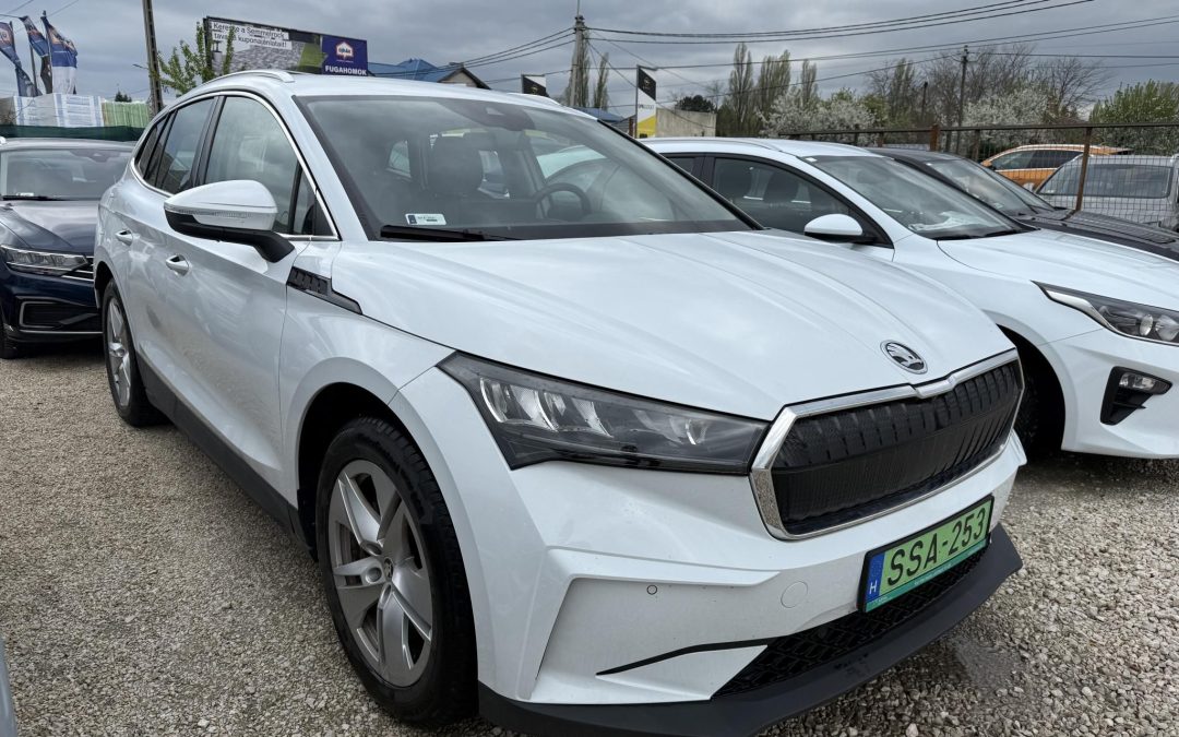 SKODA ENYAQ iV 80 ÁFÁS! Magyarországi! Első tulajdonostól! Végig szervizelt!