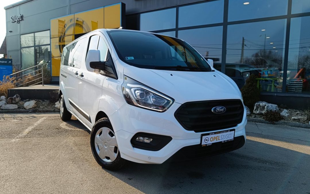 FORD TRANSIT Tourneo Custom 2.0 TDCi 320 L2H1 Trend (9 személyes ) ÁFÁS! 3 % finanszírozás! 1. tulajdonostól! Magyarországi! Végig szervizelt!