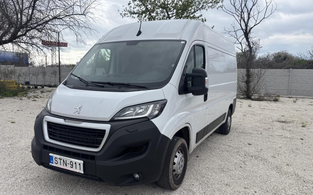 PEUGEOT BOXER 2.2 BlueHDI 350 FT L2H2 Premium ÁFÁS!Magyarországi! Végig Szervizelt! 1.Tulajdonostól! 1 Év Garanciával!