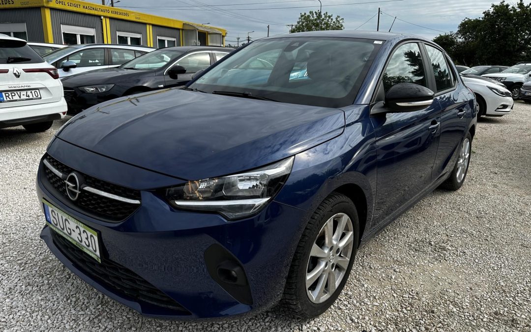 OPEL CORSA F 1.2 Edition 1 ÉV GARANCIÁVAL! ÁFÁS! Magyarországi! Első tulajdonostól! Végig szervizelt!