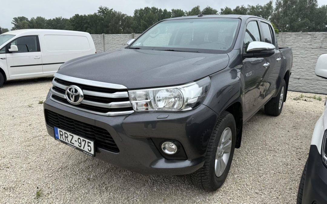 TOYOTA HI LUX Hilux 2.4 D-4D 4×4 Double Active ÁFÁS! Magyarországi! 1. tulajdonostól! Végig szervizelt!