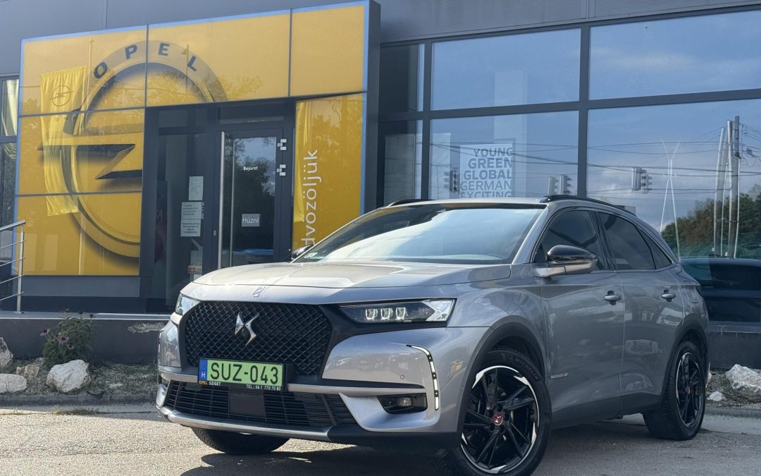 DS DS 7 Crossback 1.6 E-Tense Performance Line EAT8 ÁFÁS! Magyarországi! 1. tulajdonostól! Végig szervizelt!