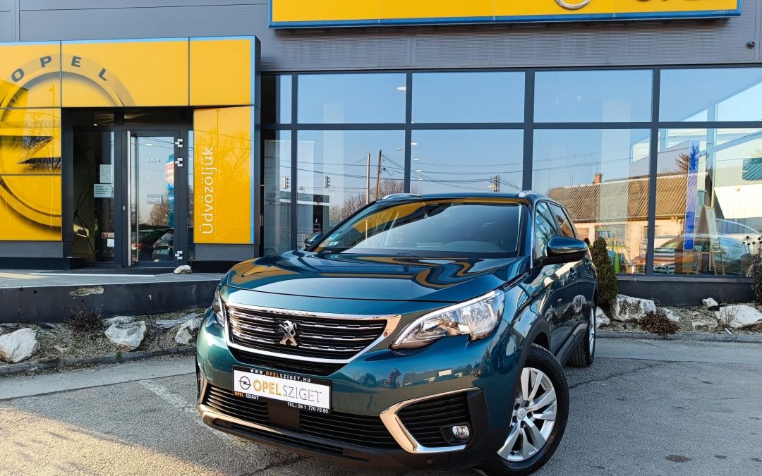 PEUGEOT 5008 1.5 BlueHDi S&S Active (7 személyes ) EURO6.2 ÁFÁS! 1 ÉV GARANCIÁVAL! Magyarországi! Első tulajdonostól! Végig szervizelt!
