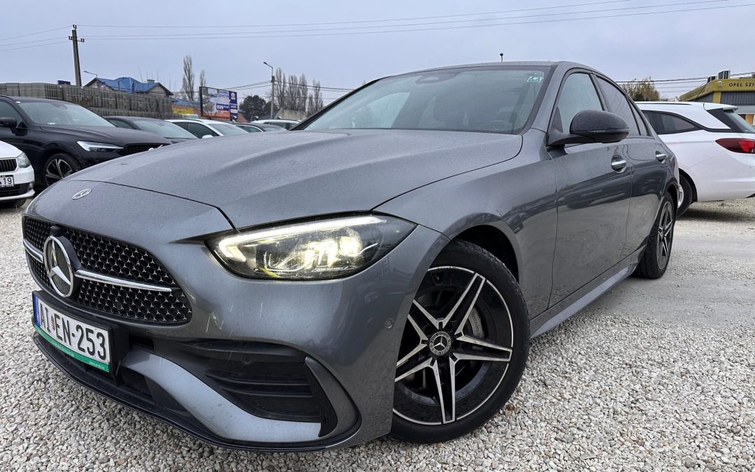 MERCEDES-BENZ C 180 9G-TRONIC Mild hybrid drive ÁFÁS! MAGYARORSZÁGI! TÖRÉSMENTES! 1.TULAJDONOSTÓL!