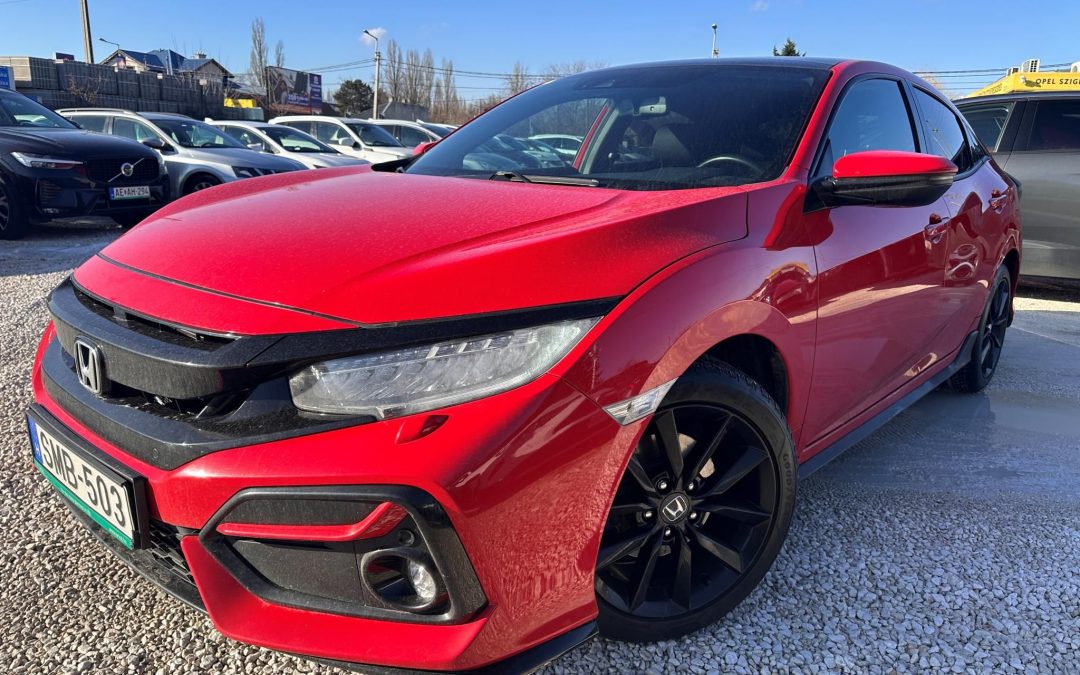 HONDA CIVIC 1.5 T Sport Plus NAPFÉNYTETŐ! 1 ÉV GARANCIÁVAL! VÉGIG SZERVIZELT! MAGYARORSZÁGI! TÖRÉSMENTES