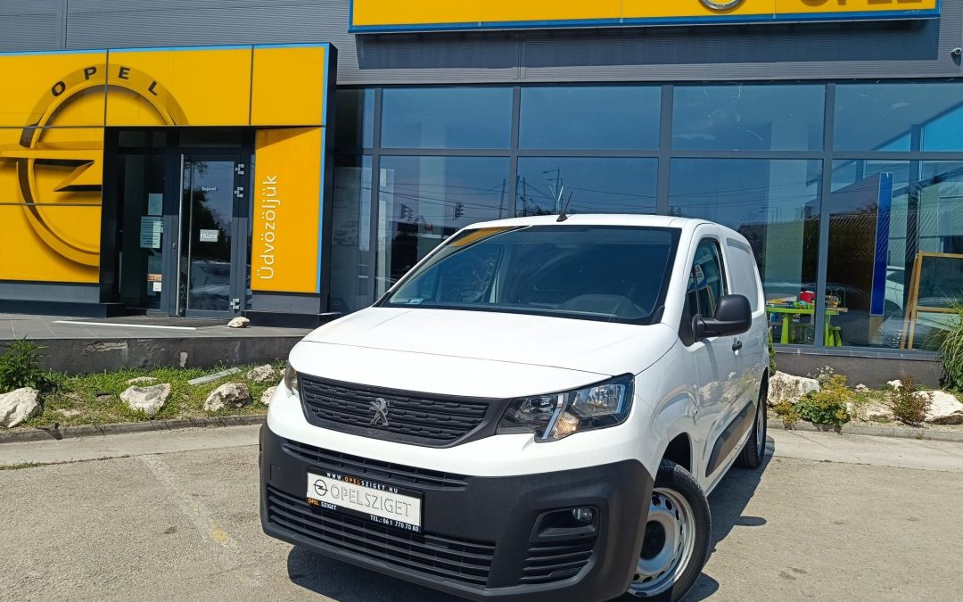 PEUGEOT PARTNER 1.5 BlueHDi 100 Premium L1 1000 (3 személyes ) Magyarországi! Végig Szervizelt! 1.Tulajdonostól! 1 Év Garanciával!