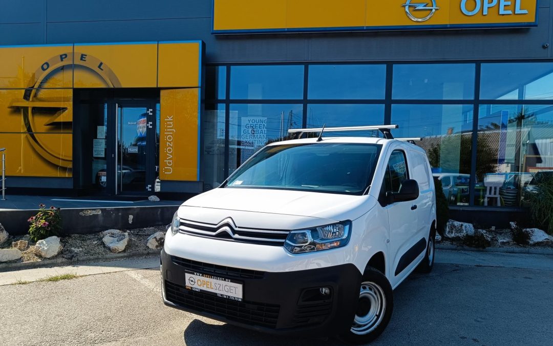 CITROEN BERLINGO 1.5 BlueHDi 100 Club M (3 személyes ) 1 ÉV GARANCIÁVAL! MAGYARORSZÁGI VÉGIG SZERVIZELT