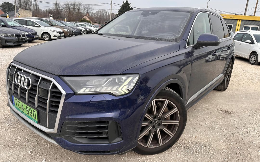 AUDI Q7 55 TFSI e Basis quattro Tiptronic ic MAGYARORSZÁGI! 1.TULAJDONOSTÓL! VÉGIG SZERVIZELVE! TÖRÉSMENTES!