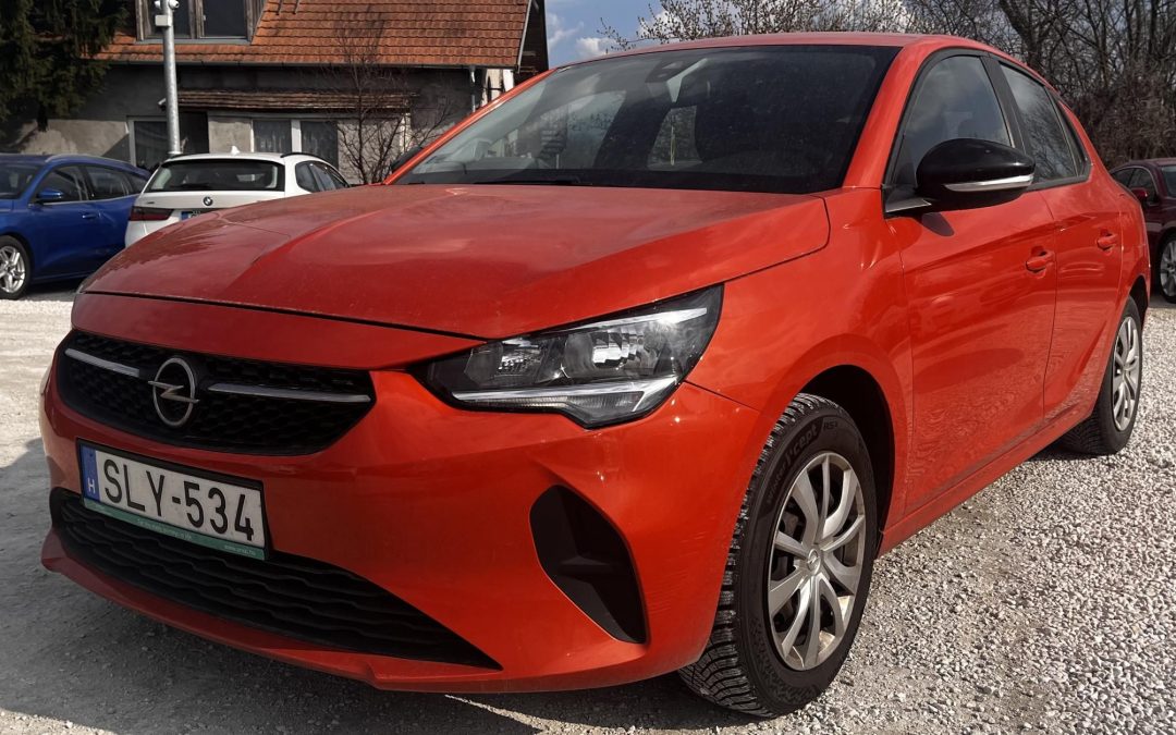 OPEL CORSA F 1.2 Edition ÁFÁS!1.Tulajdonostól!Magyarországi! 1 év Garancia! Gyári Fény!