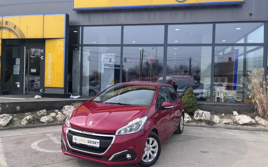 PEUGEOT 208 1.2 PureTech Active EURO6.2 1 ÉV GARANCIÁVAL! MAGYARORSZÁGI! 69.000Km! Vezetett Szervízkönyv!